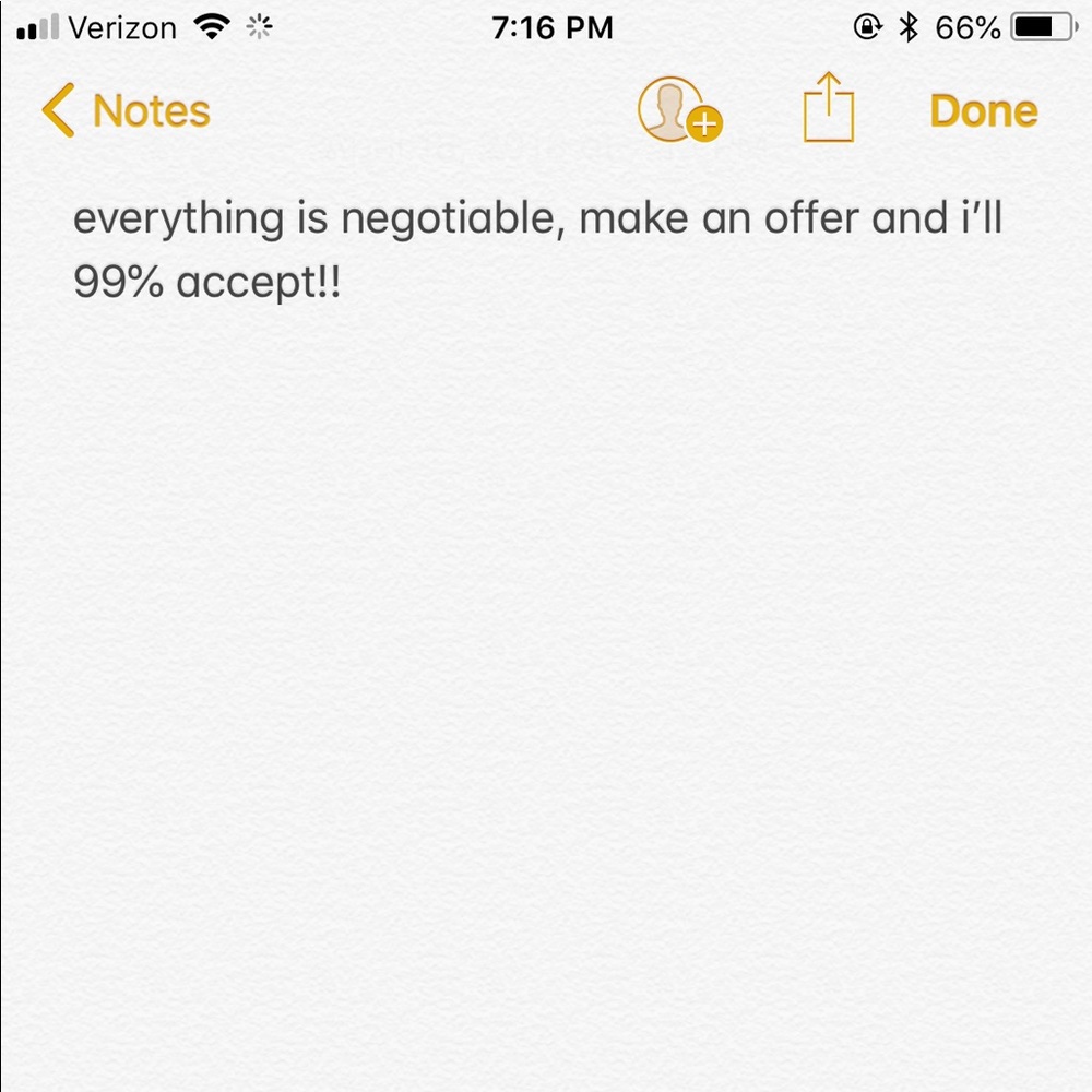 everything negotiable
